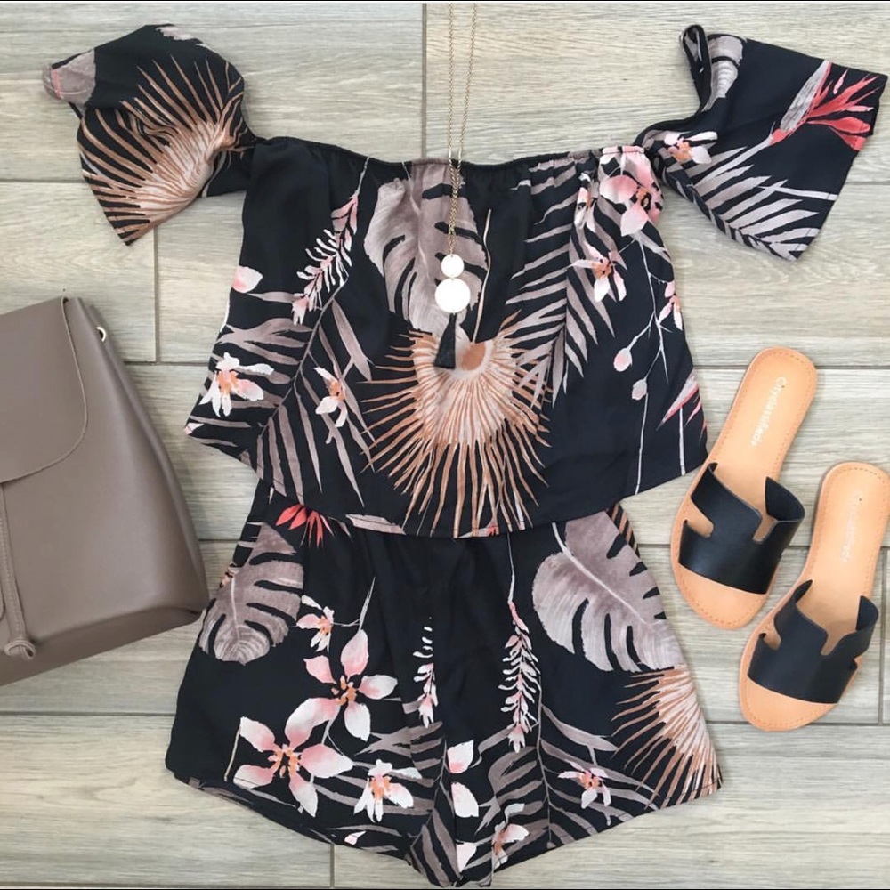 Audrina Palms Romper